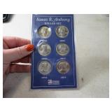 6pc Susan B Anthony $1 Collectors SET