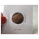 Off Center Penny Cent Error "B"