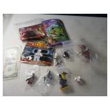 Lot (9) Mini LEGO Figures & Mini Kits Star WarsEtc