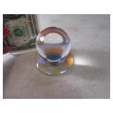 2.5" Glass Sphere ORACLE~Self Reflective w/ Holder