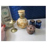 Lot (5) Stash Bottles & Burners Mini Decor