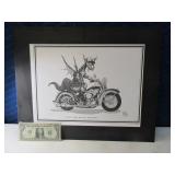 Harley I GOT YOUR SOFT TAIL Lizard Gives Bird Pic