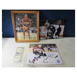 Lot (3) Signed Nuggets~Avs 8x10 Photos