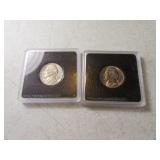 1939d & 1950d UNCirculated Jefferson Nickels