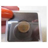 1863 Civil War Token Coin in case