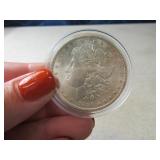 1890s UNCirculated Morgan Silver Dollar Coin