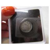 1857 Seated Liberty silver Dime
