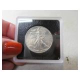 1943 UNCirculated silver Walking LIberty Half Dolr