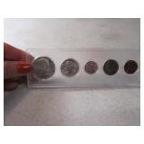 1964 Uncirculated Coin 5pc Mint Type Set
