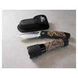 New MOSSY OAK Knife~Flashlight Camo Combo