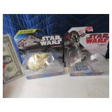 HotWheels Starships Star Wars Falcon&Slave1 Toys