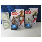 Yoda~Chewbacca Star Wars FORCELINK Action Figures