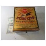 10" Wood Dovetail Stash Box ShotGun Shell Themed