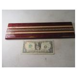 Inlaid handcrafted Cribbage Game Board