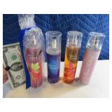 Lot (4) New Womens Body Fragrance Sprays