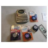 DYMO QX50 LectraTag Label Machine w/ extras