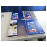 Lot (4) New 3Subject Note Work Books 4of4