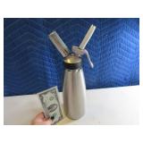 ISI Whipped Cream 10" NSF Stainless Topper