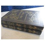 2pc SET Gone With The Wind Leatherbound Book SET