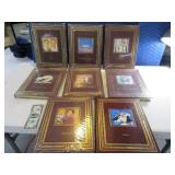 Lot (8) New LeatherBound Artist Books $$$ Picasso