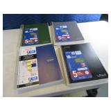 Lot (4) New 5 Subject Notebooks 1of4