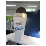 48" StoreDisplay OREO Cookie & Milk Blow Up 1of2