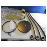 New PARTYLITE Rustic Floor Scroll Stand 2of2