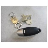 Lot (3) Metal Bottle Cap openers