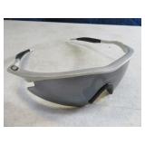 OAKLEY silverwhite Sunglasses as is 1of2