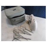 Fancy Kitchen Hand Mixer w/ Bag & 2 End Sets