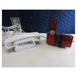 Lot (2) Modern Funky Telephones