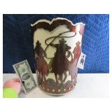 NICE unused Roping Cowboy Wall Sconce Light $$$
