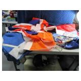 Lot (5) Asst Flags ManCave Type Decor Foreign