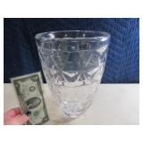 TOWLE Leaded Crystal 10" Large Glass Vase