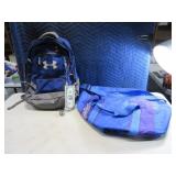 UnderArmour Backpack & REEBOK Duffle Bag