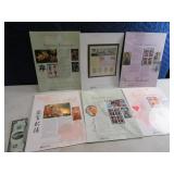 Lot (6) US Postage Stamp Collector Sleeves