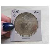 1880o Morgan Silver Dollar Coin AU