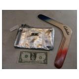 New NY&C silver 8" Handbag & CABELAS Boomerang