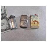Lot (3) CAMEL Themed Lighters