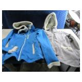 Lot (2) Womens szMD ZipUp Hoodie Sweat Coats