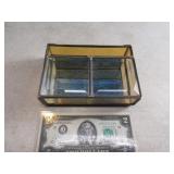 Stained Glass 6"x4.5" Trinket~Stash Jewelry Box
