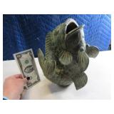 Neat 12" TerraCotta Pottery Fish Decor