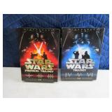STAR WARS 2pc Trilogy I-VI DVD Collector Movie SET