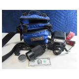 RICOH 35mm Camera w/ Bag & Extras