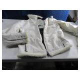 SERAC Womens szMD White Winter Coat