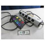 Lot (3) Power Plug-In Outlet Bars