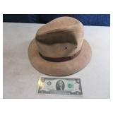 Unworn Suede Country Gentlemen Hat as is