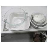 Lot (5pcs) Kitchen Glass MixingBowl~NestSet~Baker