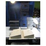 Lot (4) Metal Wire Wall File~Office Organizers