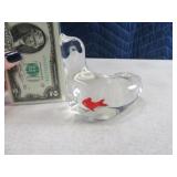 4" ArtGlass SEAL w/ Fish